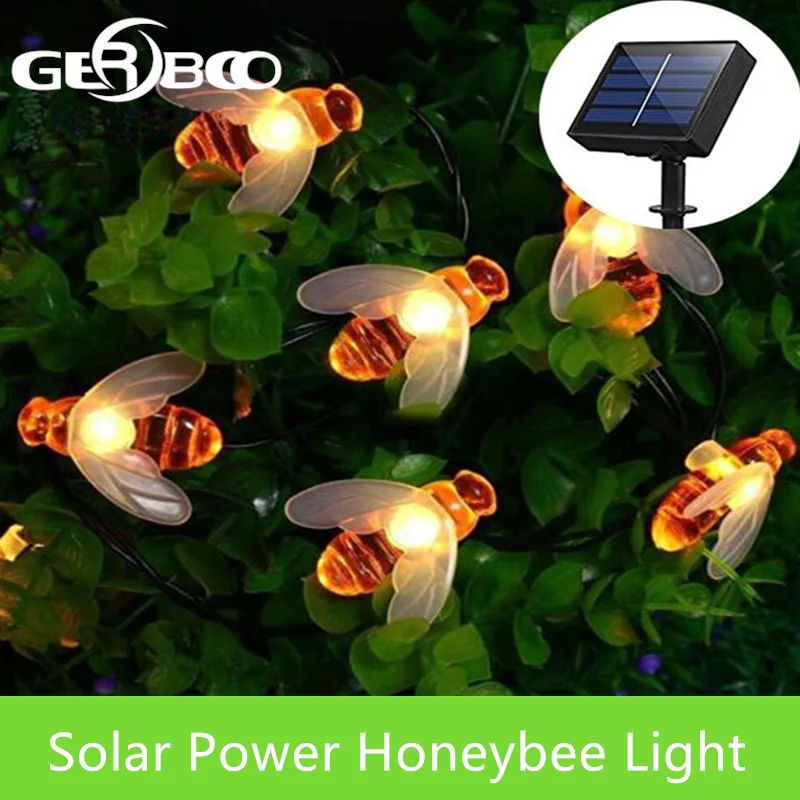 Светодиодный уличный светильник на солнечной энергии гирлянды 60 s Фея праздник