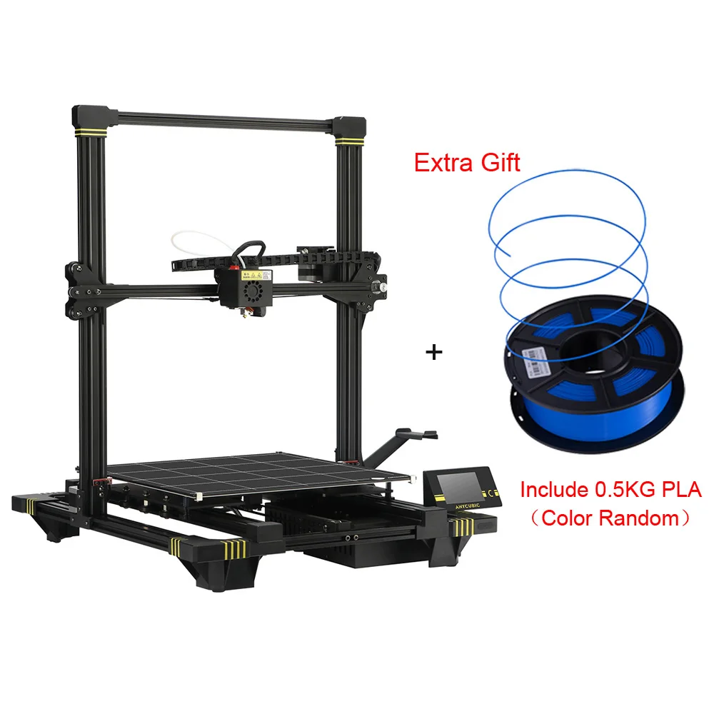 Chiron Anycubic ANYCUBIC Chiron 3d принтер с зажимами огромный объем сборки автоматическое выравнивание PLA нити FDM 3d принтер impressora 3d - Цвет: Chiron Anycubic