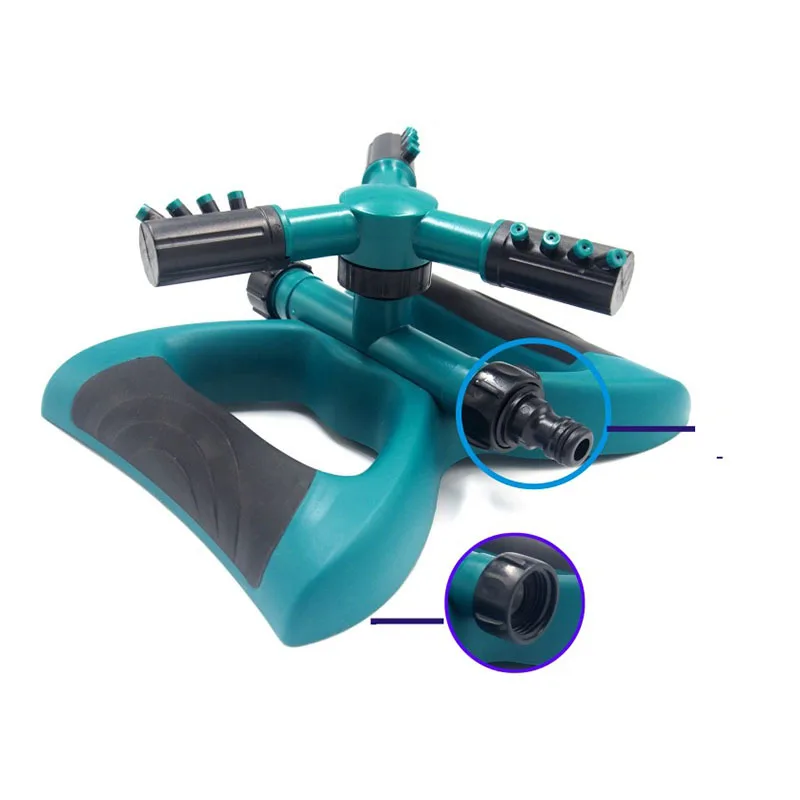 3 сопла садовый дождевальный аппарат автоматический полив травы