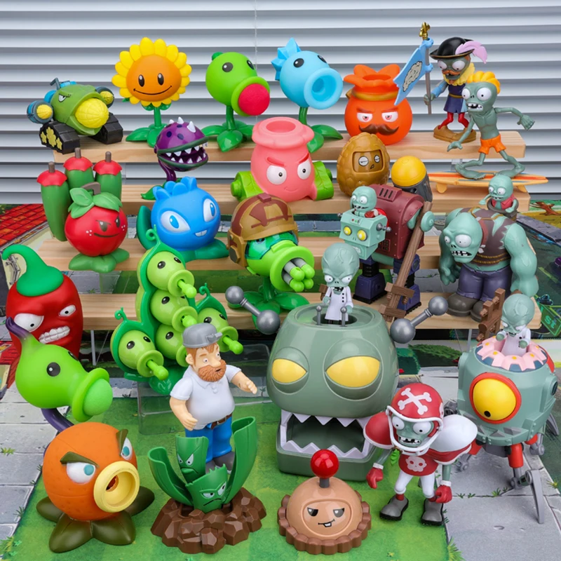 1 шт. аниме растение против зомби горохострел ПВХ экшн-фигурка Модель Подарки