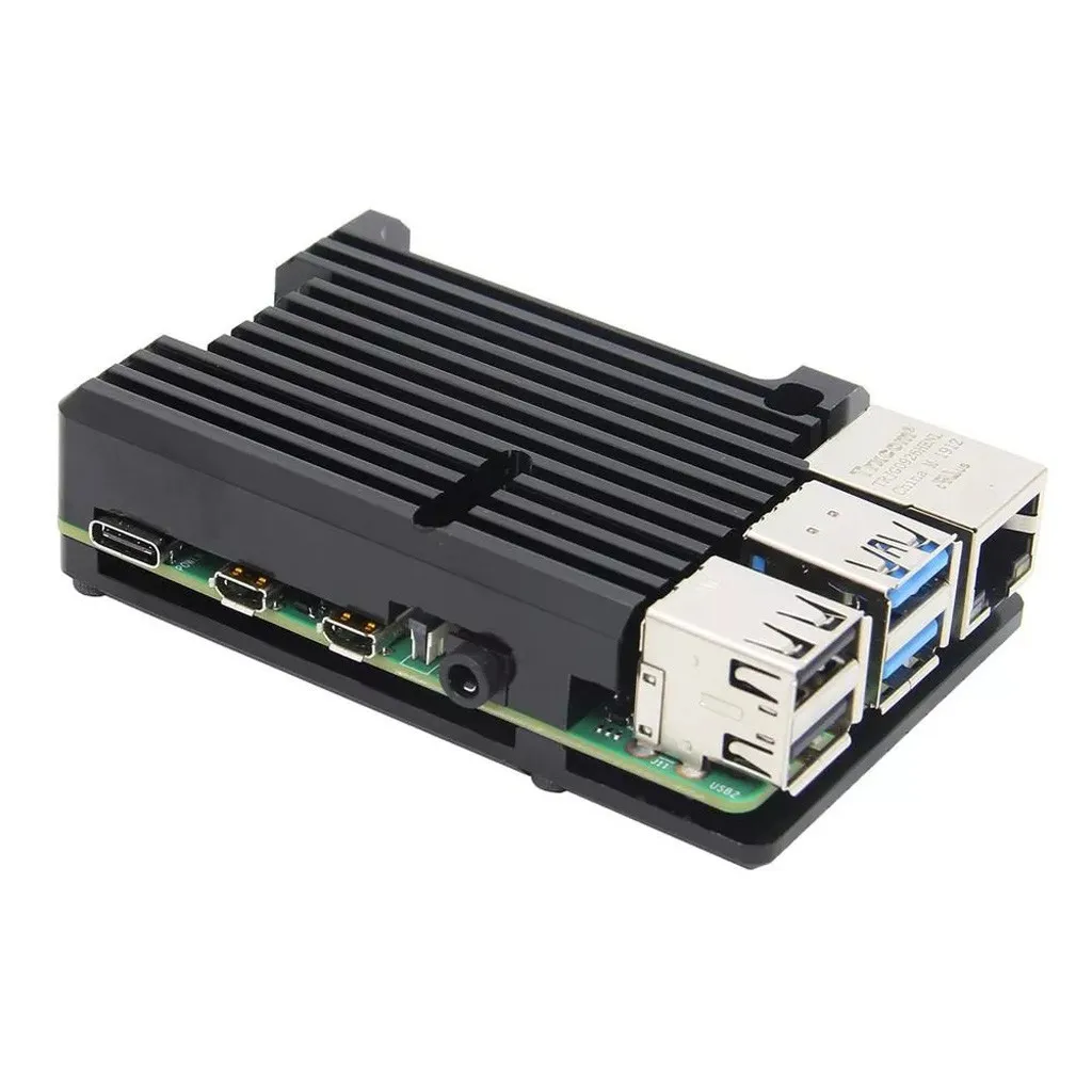 Чехол для планшета подходит Raspberry Pi 4B защитная коробка корпус из алюминиевого