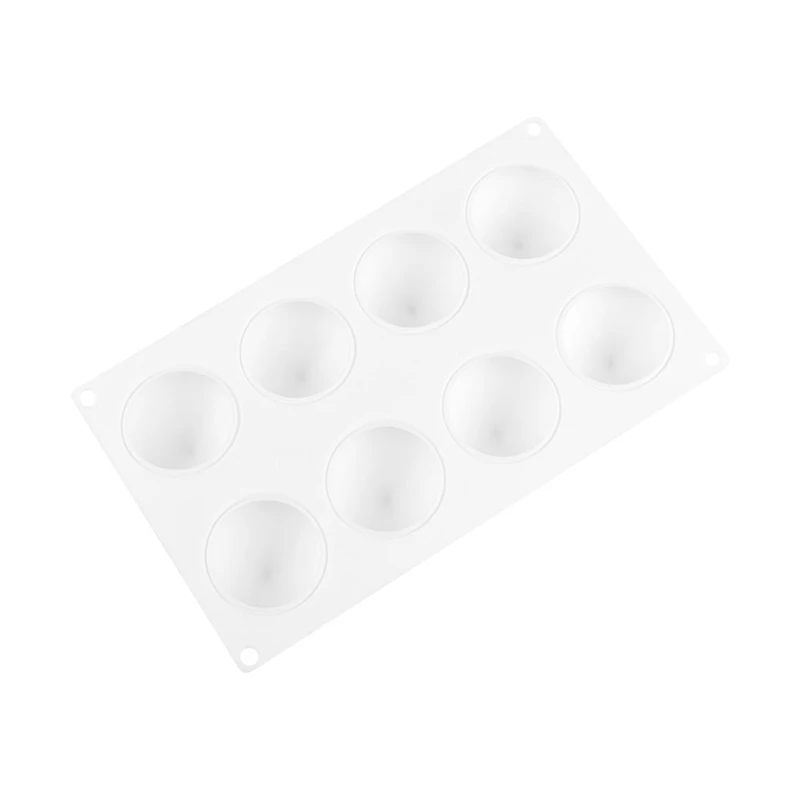 8 Cavity 3d Water Drop Round Silicone Cake Mold for Kitchen Chocolate Mousse Bread Dessert Pastry Bakeware Pan Decorating Tools | Дом и сад