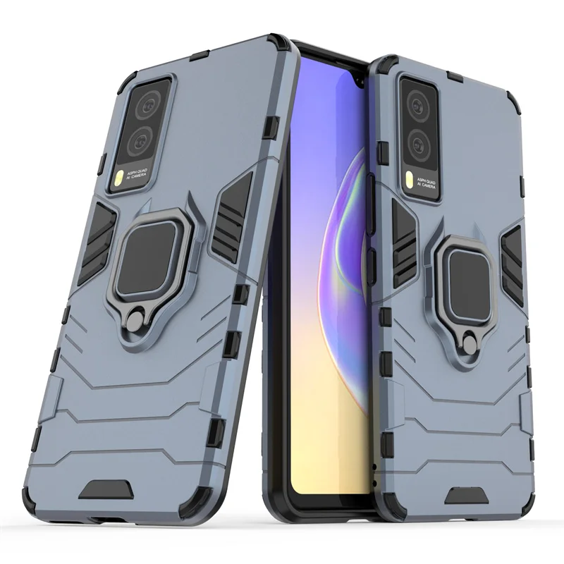 hard armor magnetic phone case for vivo v21e 5g case for vivo v21e 5g cover bumper shockproof full cover for vivo v21e 5g fundas free global shipping