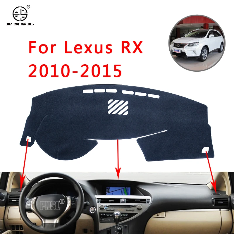 PNSL крышка приборной панели автомобиля тире коврик ковер для Lexus RX 2010 2015 Защита от