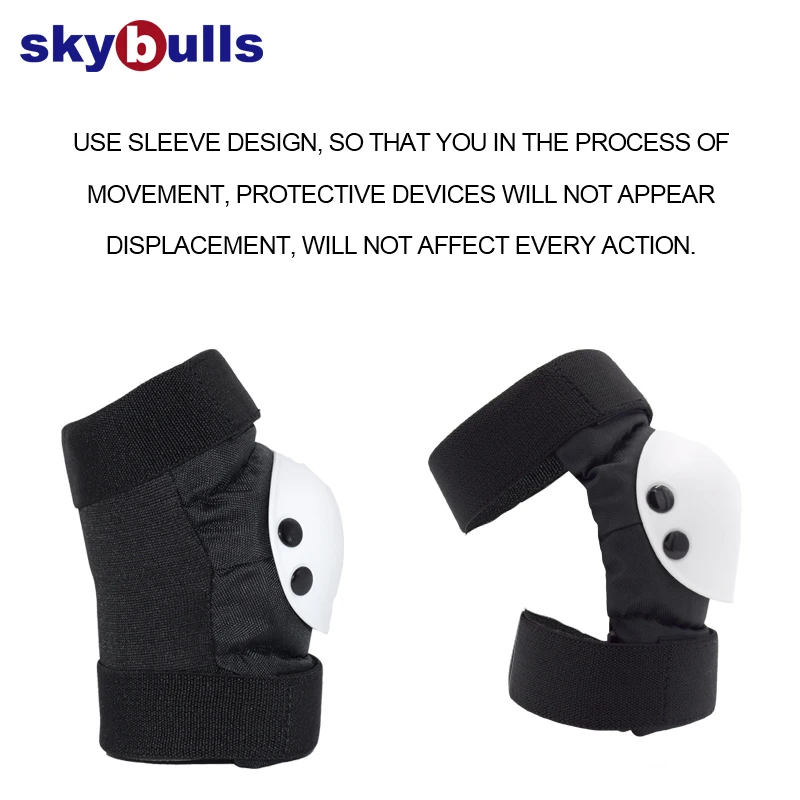 Skybulls Детские наколенники налокотники наручные щитки открытый 6 шт. Защитное Снаряжение Набор для Мульти Спорт Скейтбординг встроенный ролик