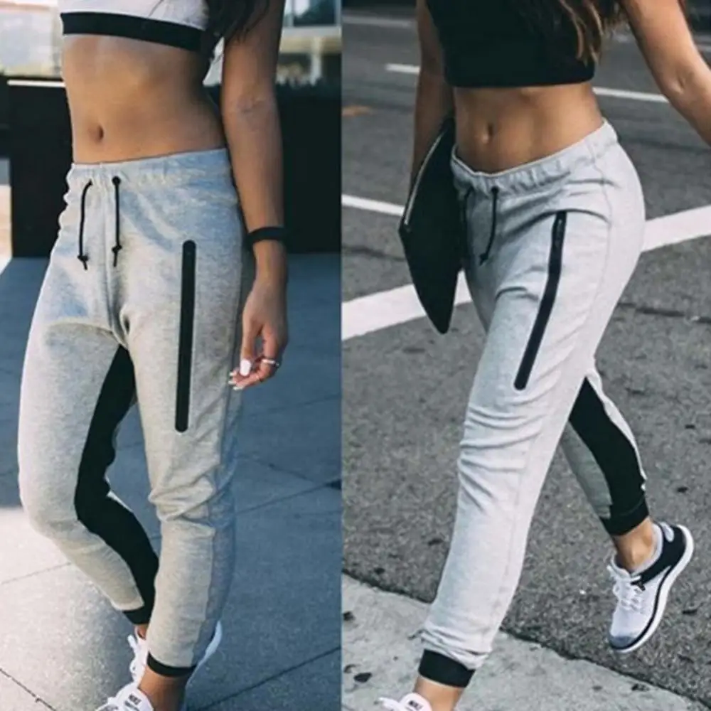 

Women Gyms Pants Joggers Casual Pants Fitness Female Sportswear Tracksuit Sport Skinny Sweatpants Trousers
