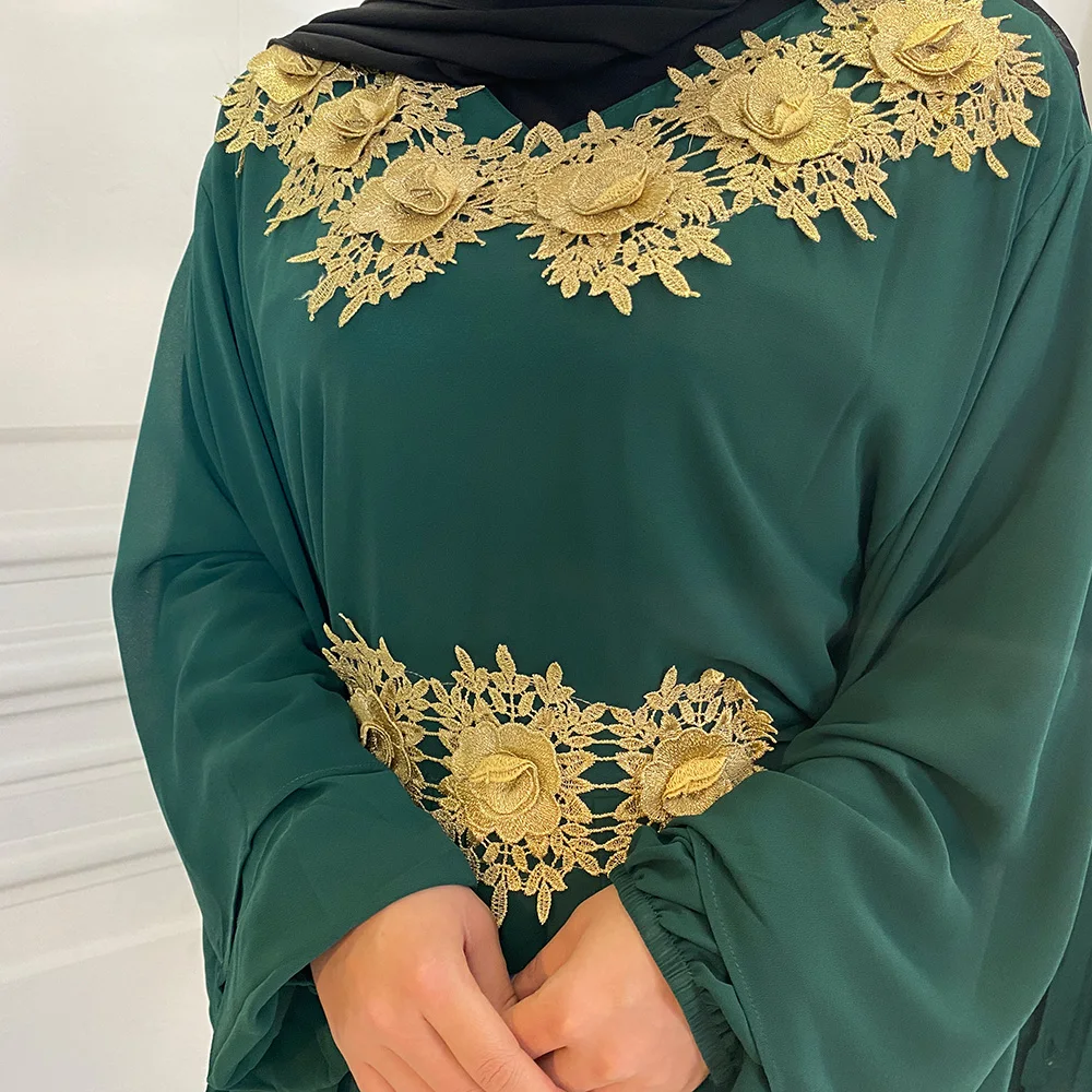 Модный Восточный Дубай Abaya мусульманский женский хиджаб платье кафтан Турция