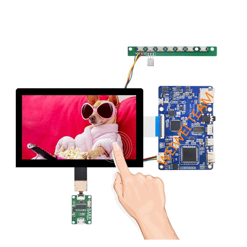 Wisecoco 5 дюймов Tft Ips ЖК дисплей Экран емкостный сенсорный экран Панель 1920x1080 Fhd MIPI