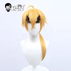 Парик для косплея Thoma Genshin Impact Косплей HSIU желтый длинный конский хвост без волос парик Кепка Хэллоуин Genshin Impact синтетические волосы