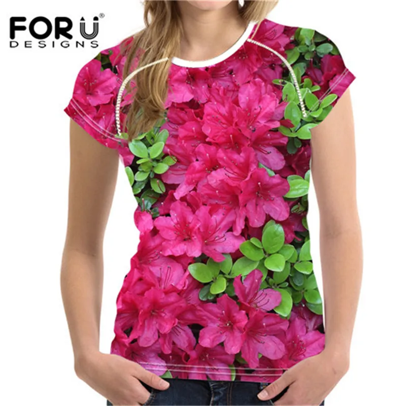 FORUDESIGNS/топы для бега Спортивная футболка женщин фитнеса тренажерного зала