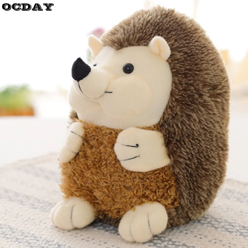 OCDAY Милая Мягкая кукла-Ежик, животное, мягкая плюшевая игрушка, для детей, для дома, для свадебной вечеринки, игрушки, Успокаивающая кукла, 15 см, новинка