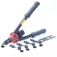 yousailing riveter nut guns auto rivet tool12 bt 606 riveter nut tool hand insert rivet nut tool manual mandrels m3 m4 m5 m6 m8