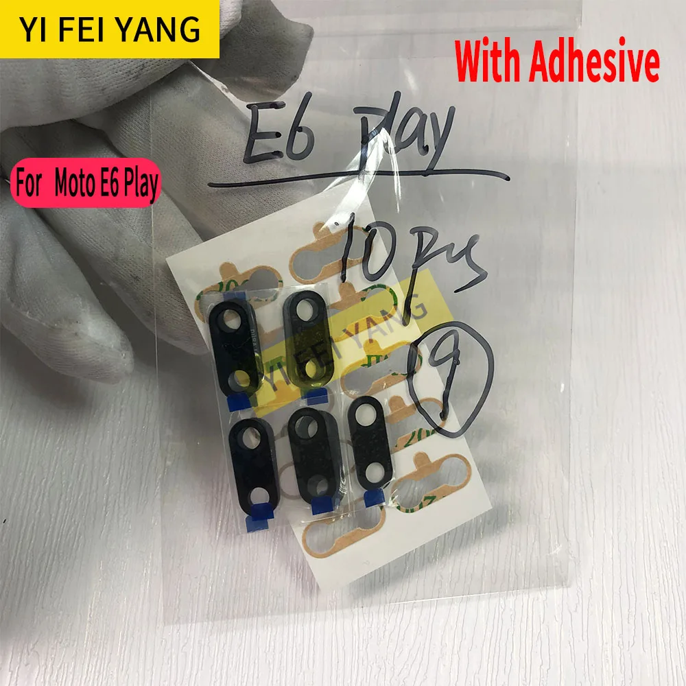 Задняя камера со стеклянным объективом для Motorola MOTO E4 E5 E6 Plus Play One Macro X4 10 шт