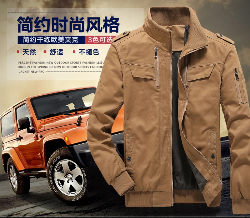 

New Men's Autumn Bomber pure cotton Jacket Male Casual for Streetwear Hip Hop Pilot winter Coat Men Clothing size M~5XL 6XL