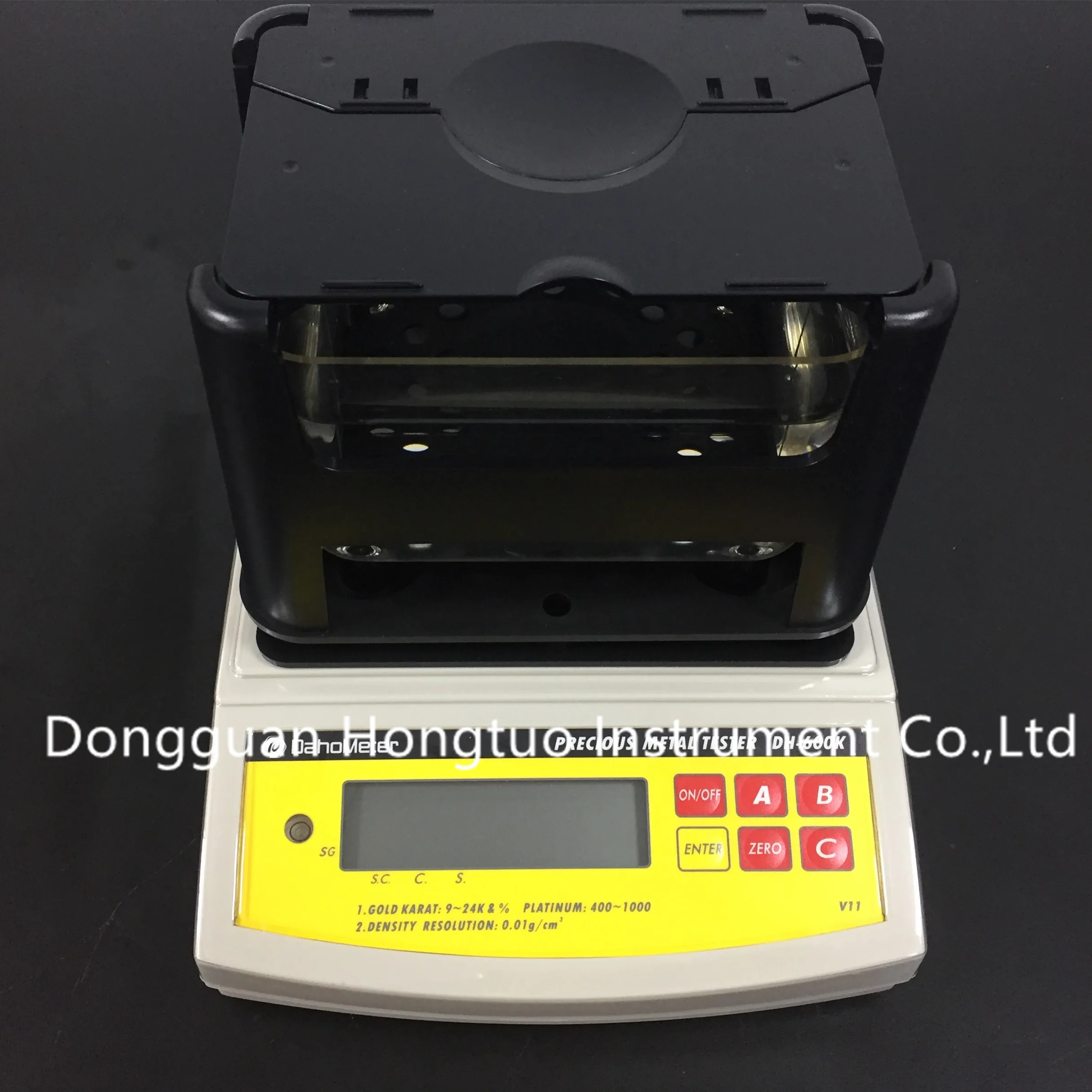 

DH-900K tin metal purity detector, gold content density tester silver solid specific gravity meter
