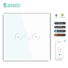 Умный регулятор яркости BSEED, Wi-Fi, 1 клавиша, с белым, черным, золотым цветом, стеклянная панель, Поддержка приложения Tuya Google Smart App
