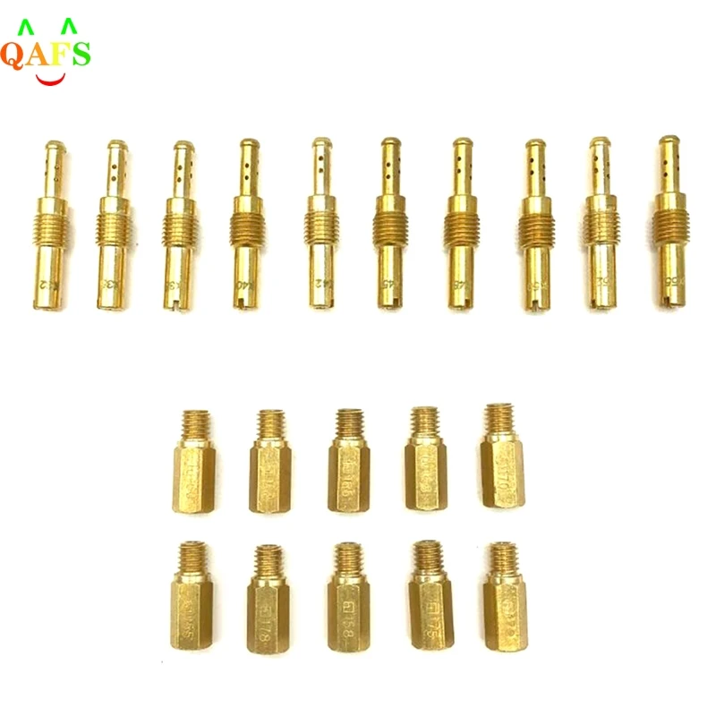 

Новый 20 штук карбюратор основной реактивный комплект медленно/Пилот Jet & основной струи для PWK Keihin OKO ЦВК PE карбюратор