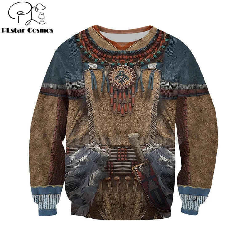 PLstar Cosmos Native Indian 3D hoodies/sweatshirts print Autumn winter Men/women's slim long sleeve streetwear