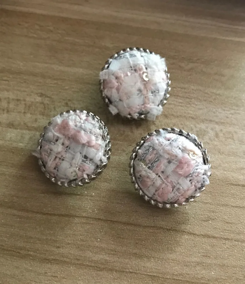 Розовый tweet ручной работы ткань новая кнопка высокого качества пальто