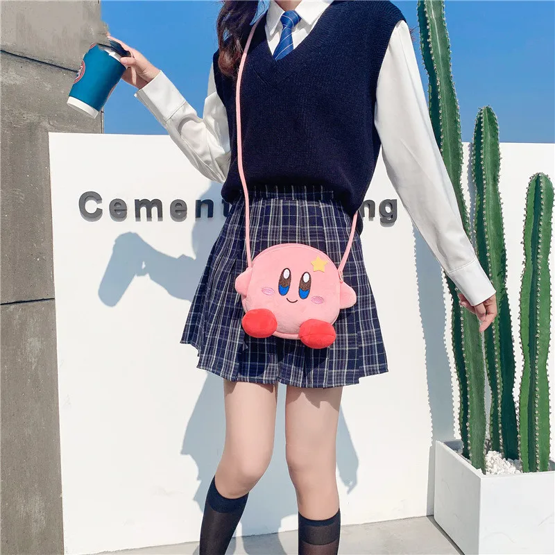 Kawaii плюшевый Кирби игрушка ручная сумка мультфильм звезда Kirby сумка-мессенджер