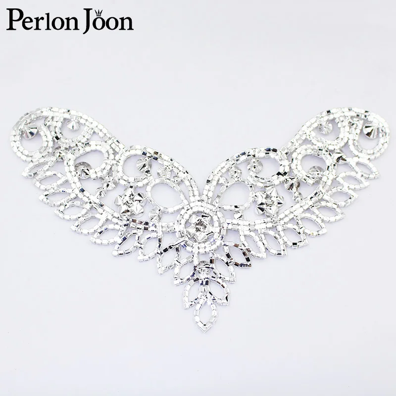 DIY сварочная Хрустальная нашивка стразы вырез для свадебного платья Аксессуары