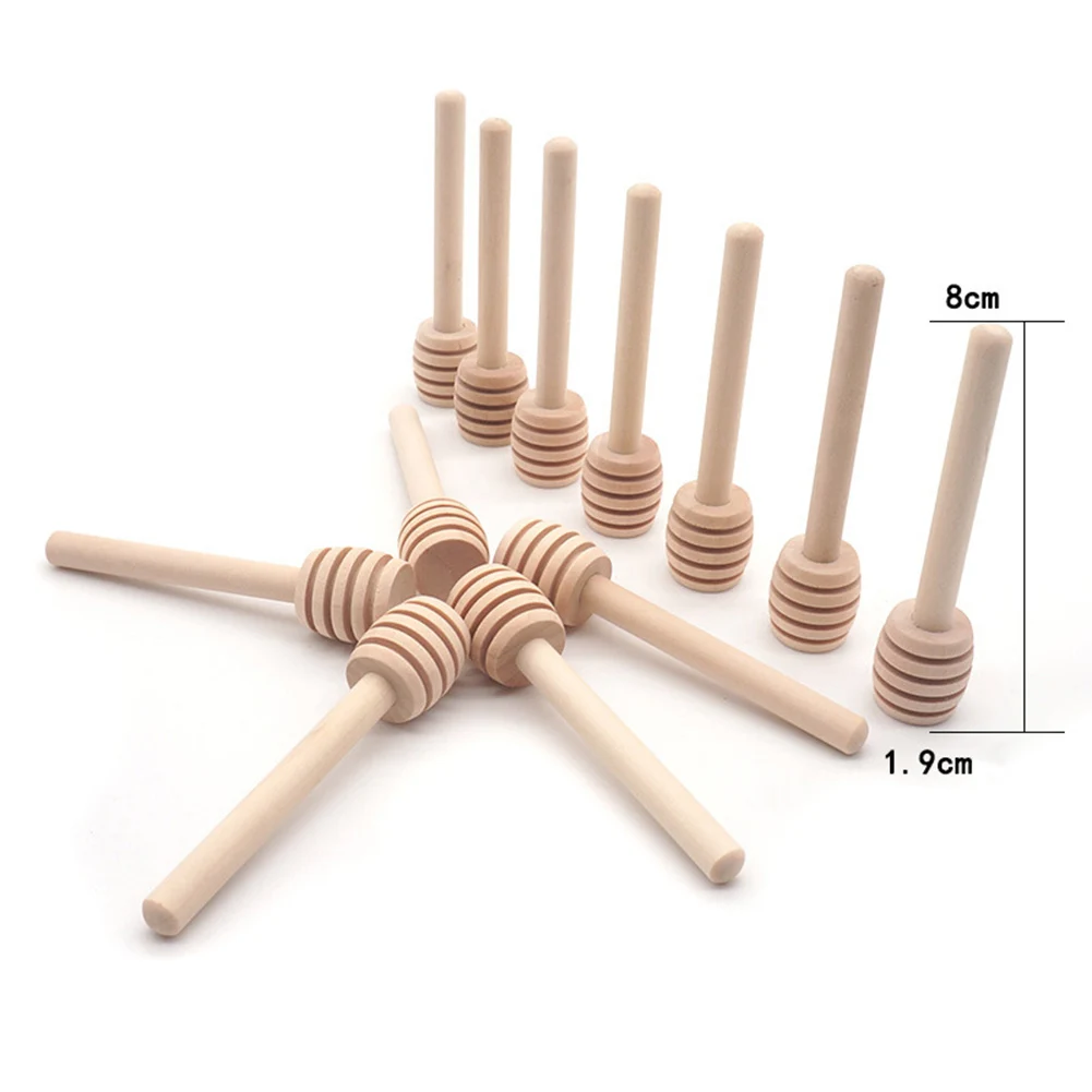 

Honey Stick Mini Wood Honey Dipper Sticks Honey Stirrer Honey Wand for Honey Dispense Honey Wedding Party Favors TT-best