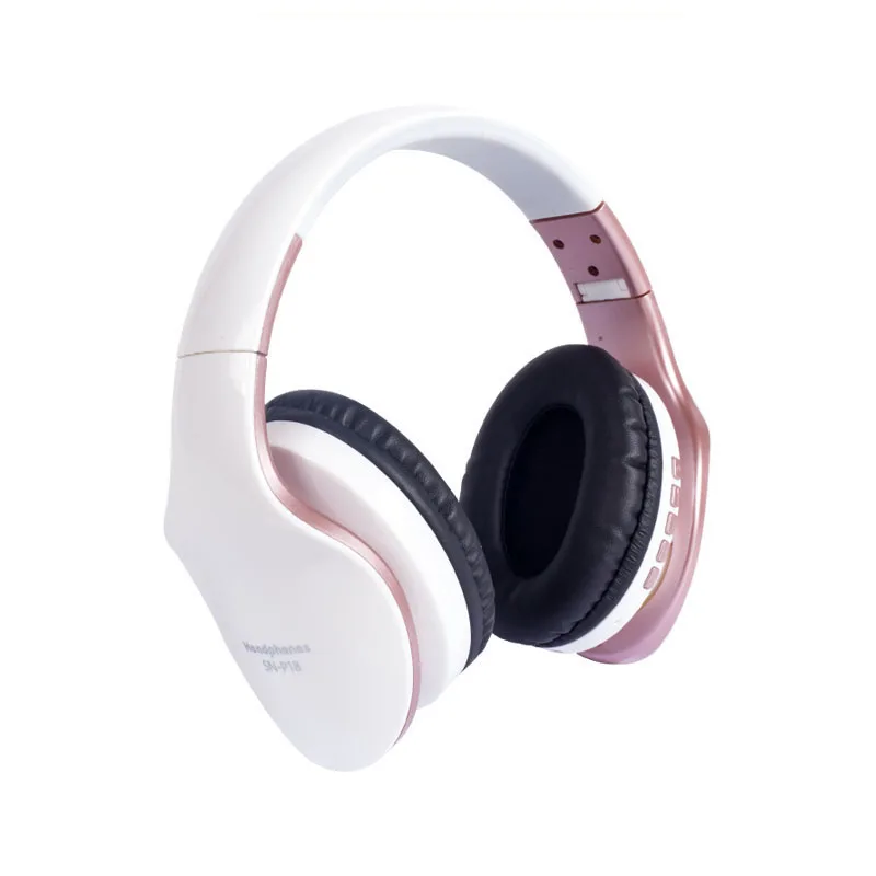 Лидер продаж 2019 Hi Fi наушники mega bass беспроводные bluetooth воспроизведение с SD картой