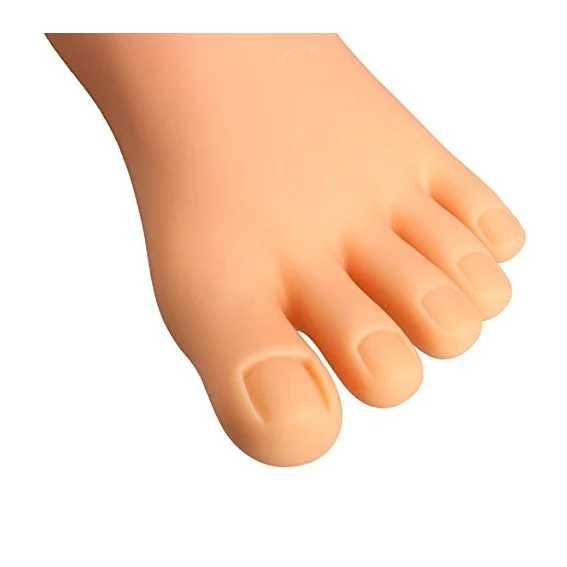 

Practice Foot Model Flexible Movable Soft Fake Foot Tool for Nail Art Train