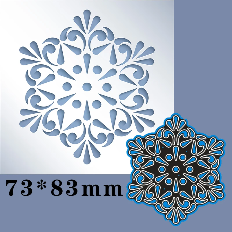 Пресс-формы Снежные кружева металл и штампы трафарет для сделай сам Скрапбукинг
