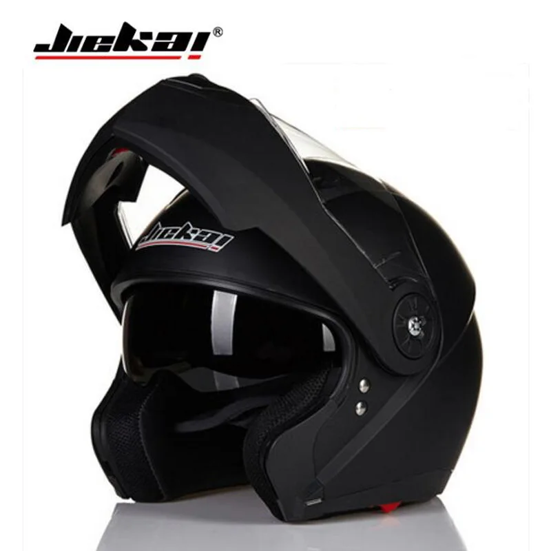 2019 Новый рыцарь защиты JIEKAI флип мотоциклетный шлем с двойным щитком открытым