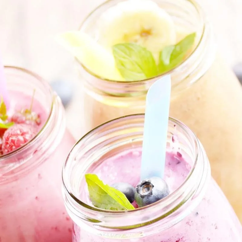 Большой питьевой разноцветные соломинки Цвета для молока жемчуга смузи 100 шт.