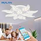 Люстра IRALAN, с пультом дистанционного управления, для кухни, столовой, гостиной, спальни