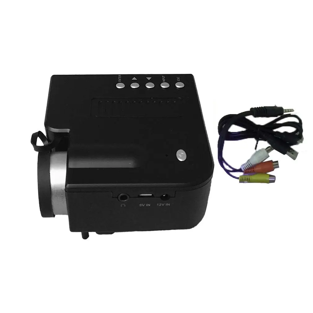 Горячая UC28B + домашний мини проектор миниатюрный Портативный 1080P HD Проекционный
