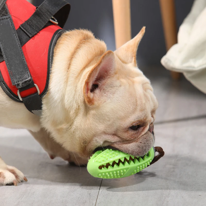 Игрушка для собак протекающая еда молярная палочка зубная щетка чистящая