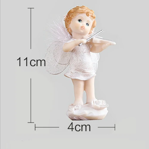 3 вида стилей смолы Детские ангел фигурка Прекрасный Ангел миниатюры милый Фея
