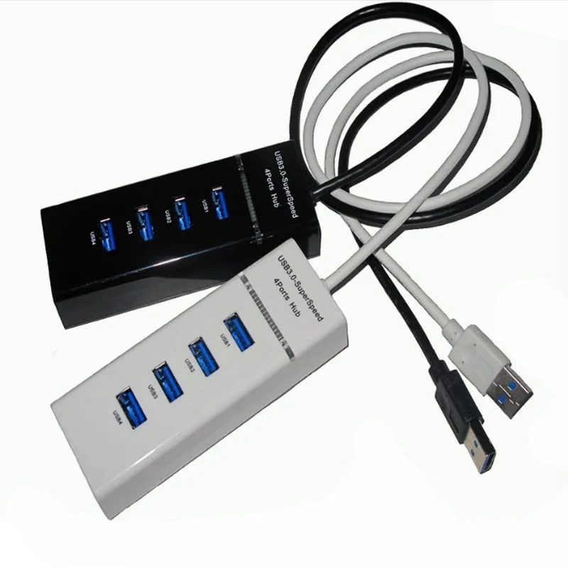 4 порта USB 3 0 мультискоростной разветвитель для настольного ПК ноутбука адаптер