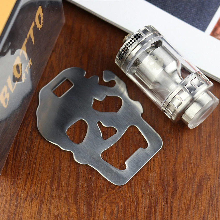 Dovpo Blotto RTA распылитель с 2/6 мл стеклянный пузырьковый/ULTEM пузырьковый бак 510 резьба 26 мм Диаметр Vape Танк против Dead Rabbit RTA
