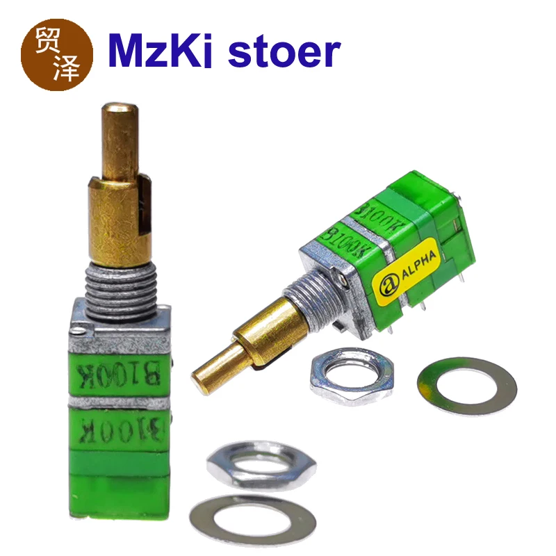 1-5 шт. Новый тайваньский потенциометр альфа-Альфа с высокой точностью двухосевой