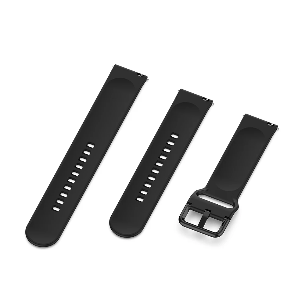 Силиконовый ремешок Браслет для samsung Galaxy Watch Active 2 40 мм/44 мм высококачественный мягкий силиконовый ремешок для часов