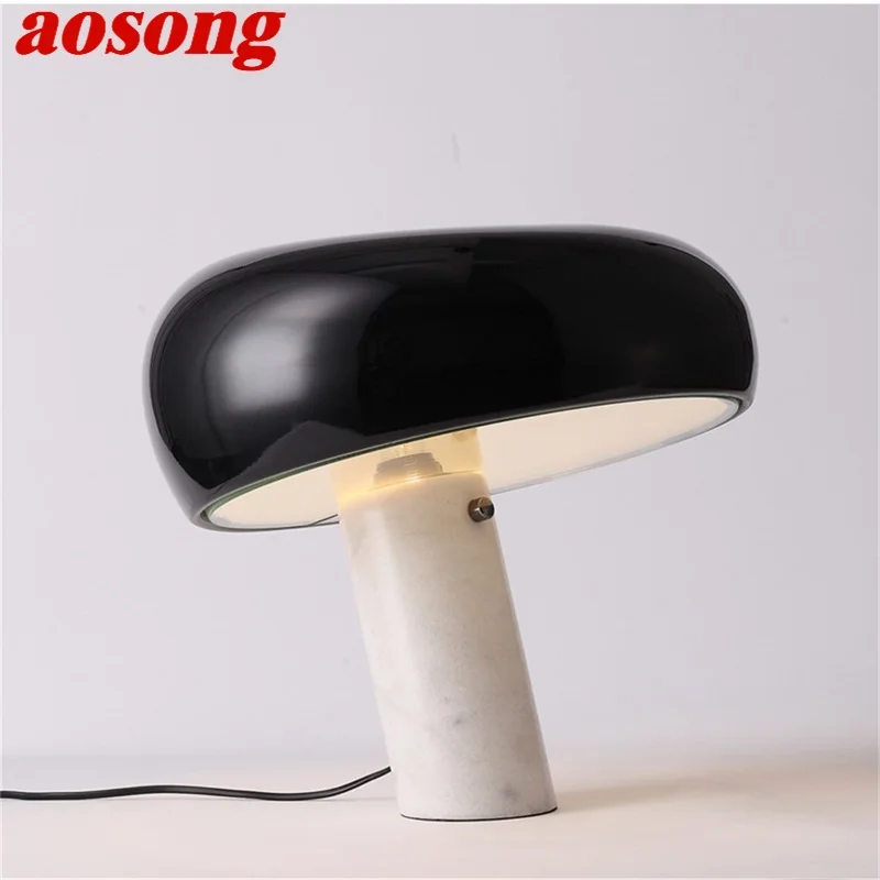 

AOSONG Touch Dimmer Table Lamp Modern Creative LED Desk Lighting Decorative for Home Bedside