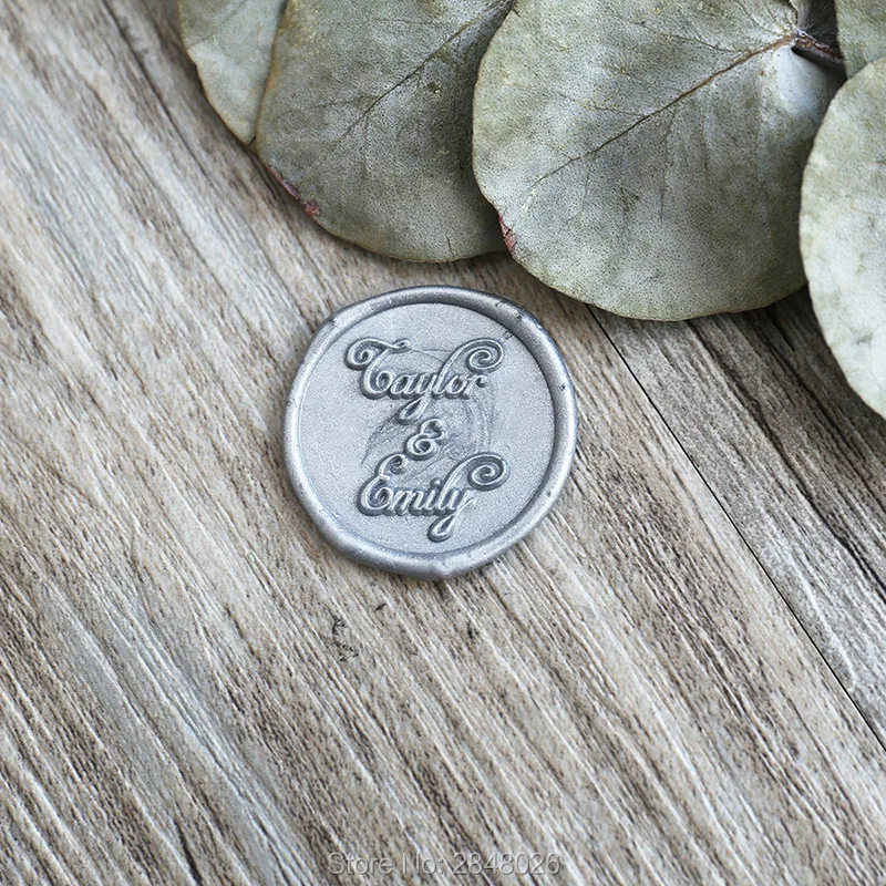 Индивидуальный Свадебный восковой штамп для пары женский Индивидуальные