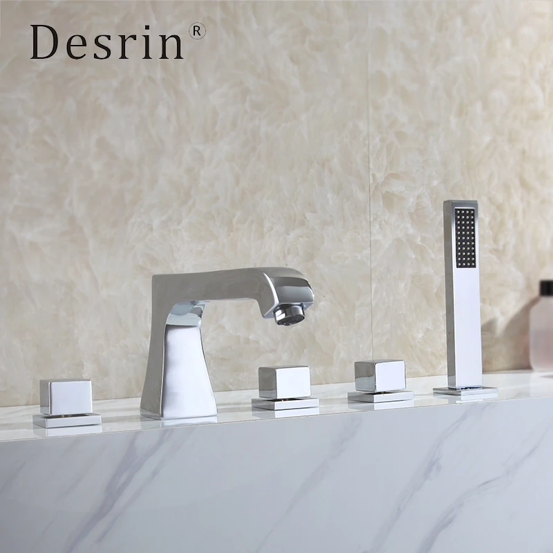 Завод прямой латунный раздельный смеситель для ванной комнаты кран со