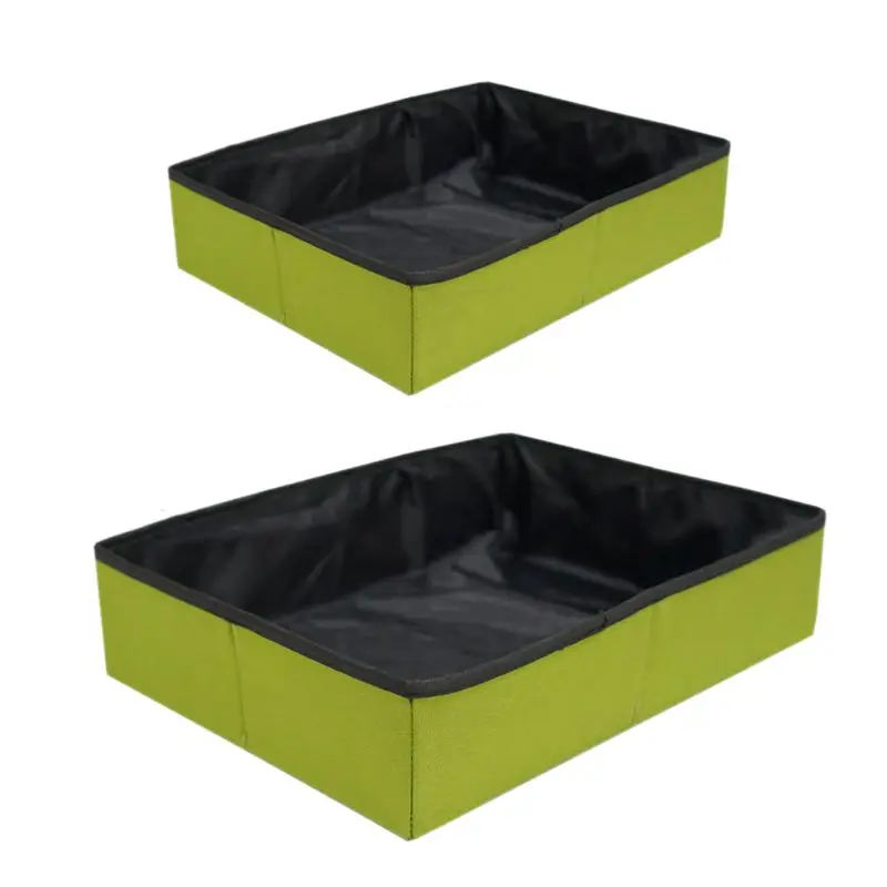 Складная коробка для туалета кошек водостойкая подстилка портативная