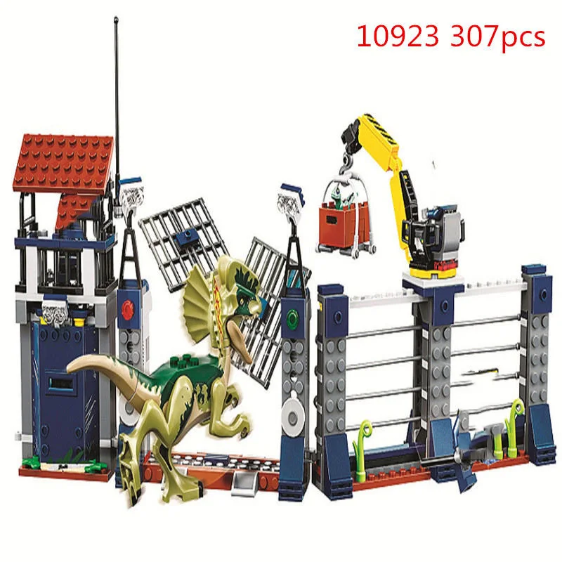 

New Jurassic park World Dinosaur Set With Model Building Blocks Bricks Toy Gift For Children
