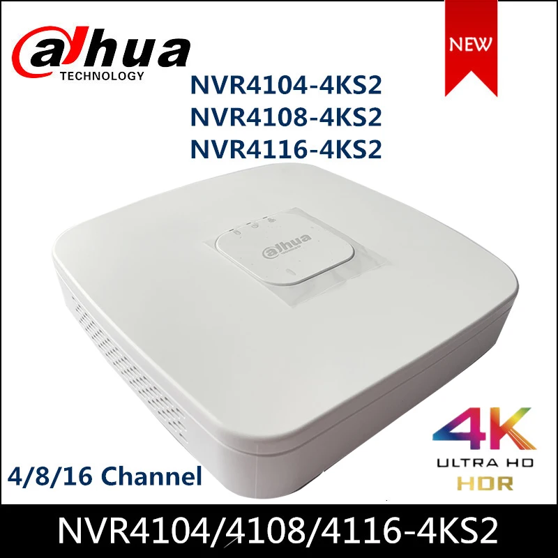 Видеорегистратор Dahua NVR сетевой видеорегистратор 4K & H.265 Lite 4/8/16 каналов с