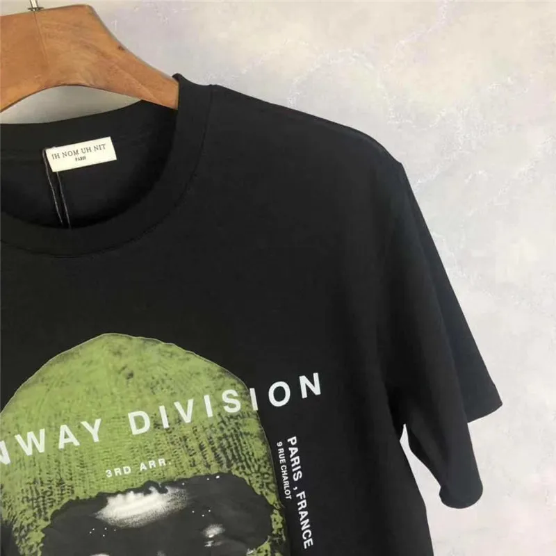 

Green Printing ih nom uh nit Runway divison T-shirt Men Women High Quality Summer Style Tops Tee