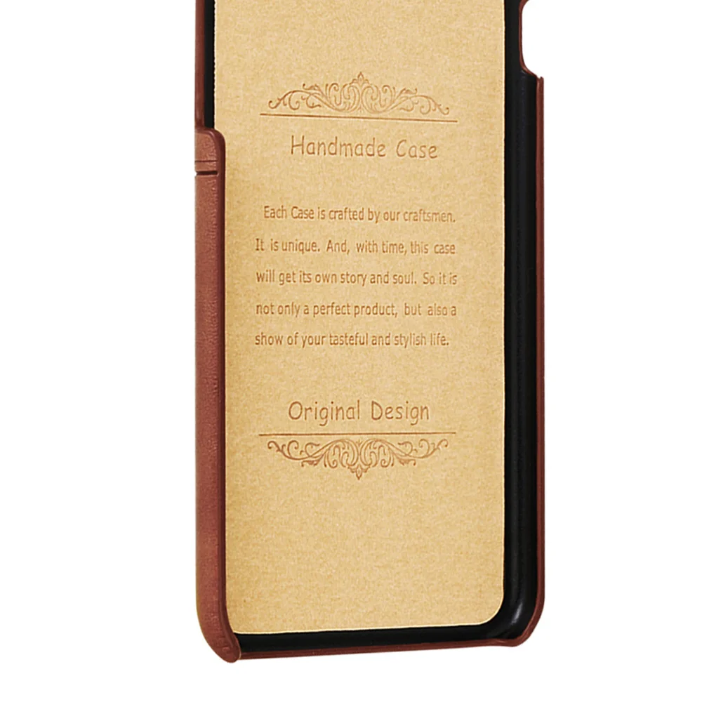 Античный прошитый чехол для телефона из искусственной кожи элегантный