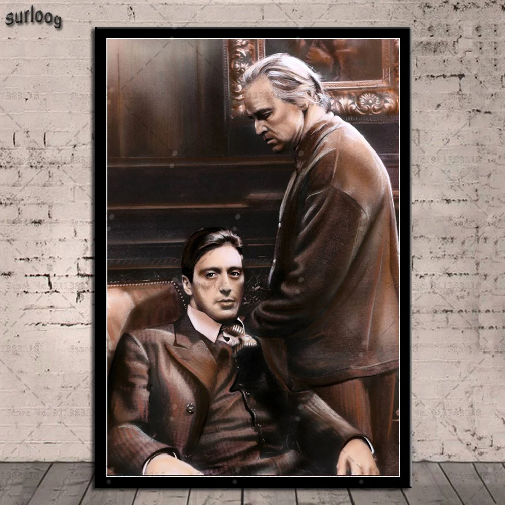 Плакаты и принты Al Pacino Scarface Крестный отец кино настенные художественные картины