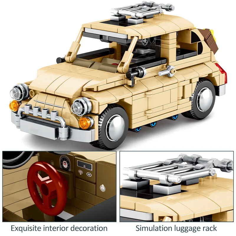 City Mechanical pull back Super Sports Vehicle Model Building Blocks High-tech Racing Car MOC Bricks Education Toys For Children | Игрушки и