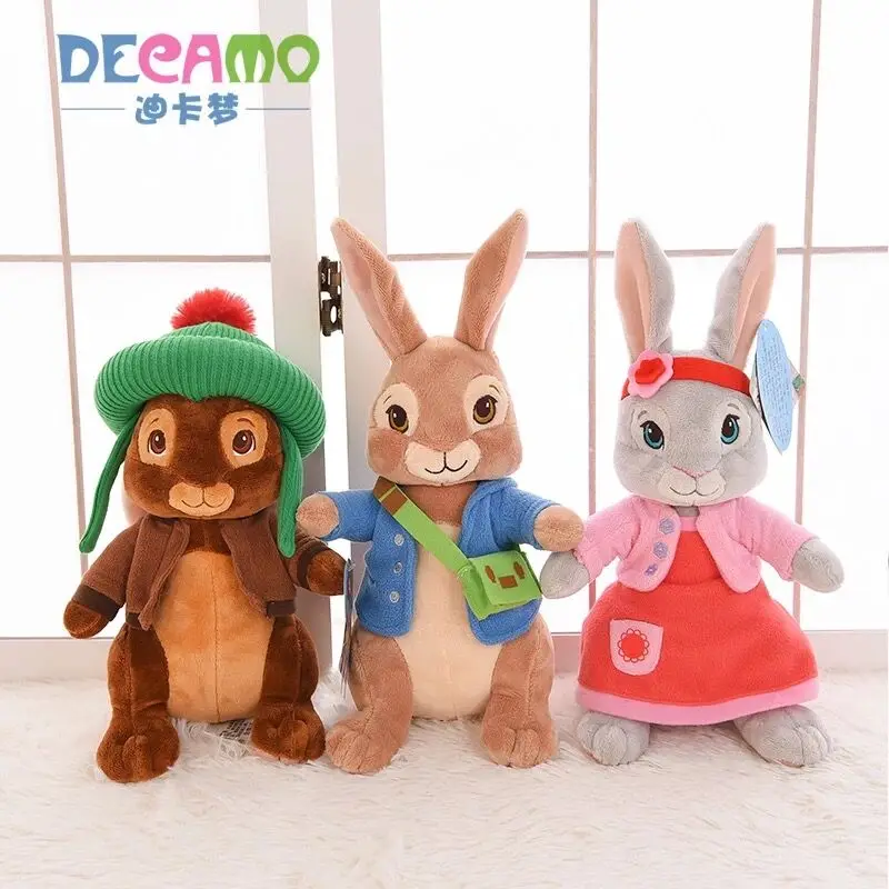 2019 New Echt Peter Konijn Rabbit 30 см 46 Gevuld Knuffel Pop benjin Lelie Sturen een Vriend kinderen Kerst verjaardag gift|Персонажи